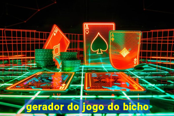 gerador do jogo do bicho